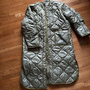 New with tags puff long jacket